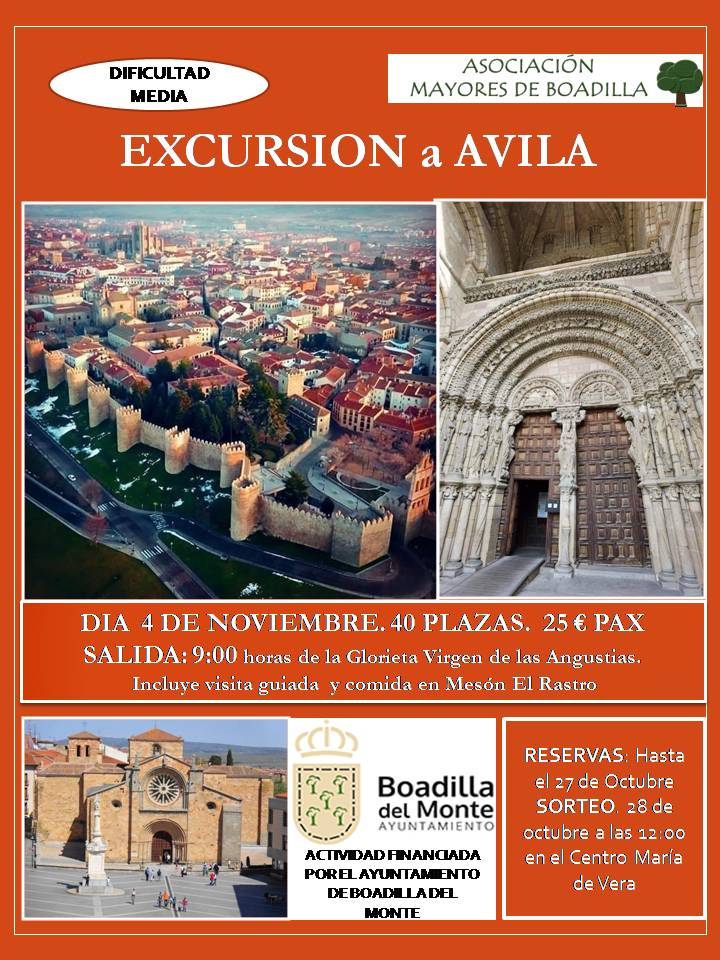 EXCURSIN A VILA (4 DE NOVIEMBRE, 9:00h)