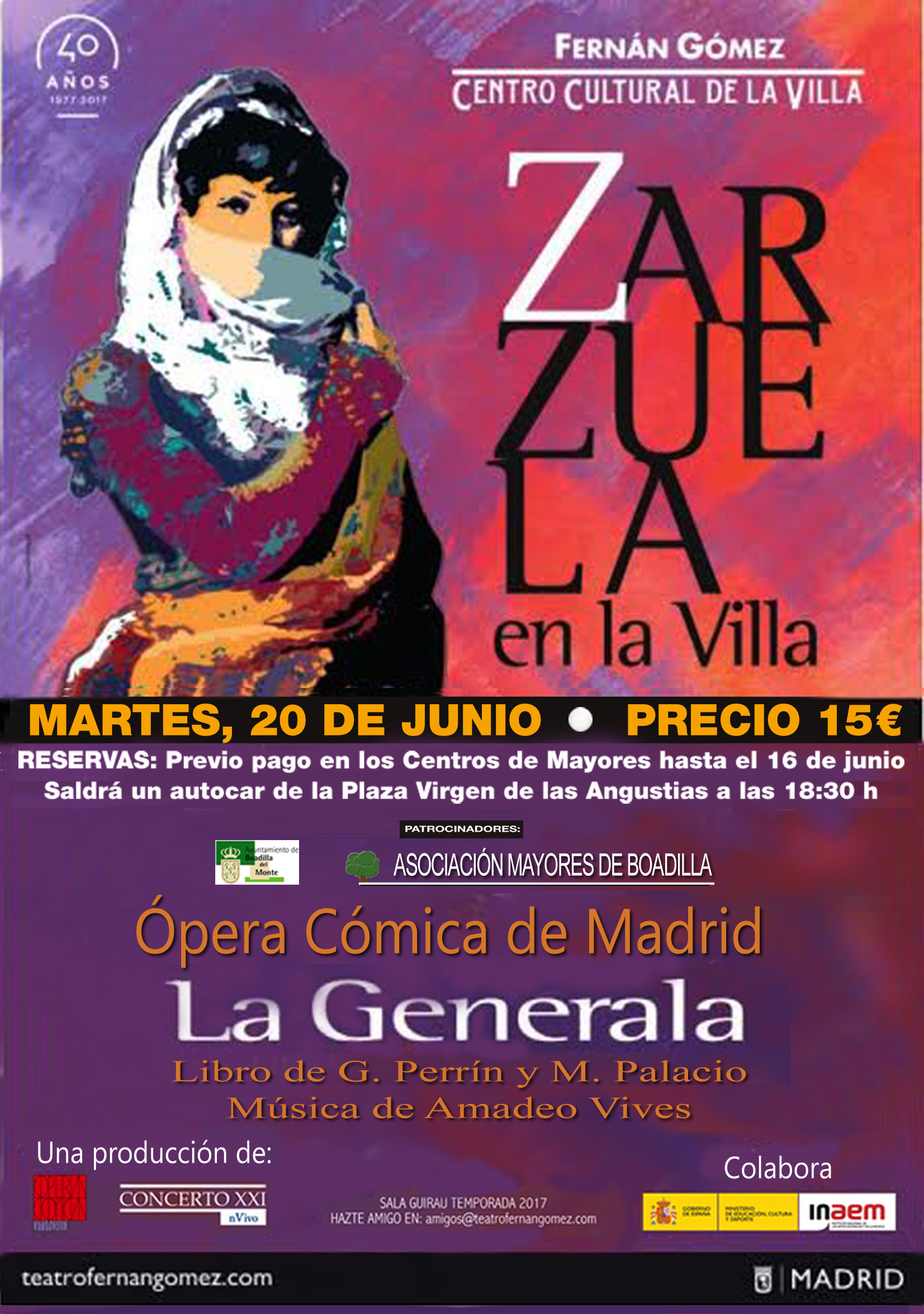 ZARZUELA (pera Cmica de Madrid) LA GENERALA