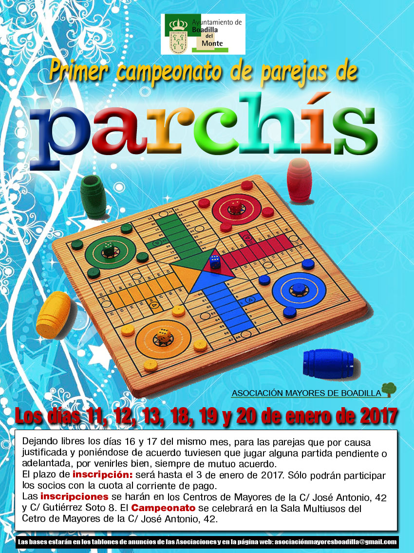 Primer campeonato de parejas de PARCHIS